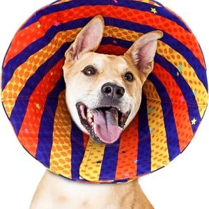 New Medium GoGoPaw Dog Cone Alternative After Surgery, Soft Dog Cones